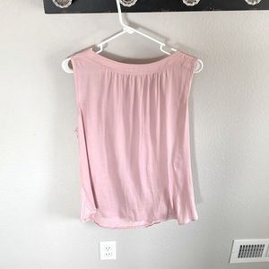 Blush LOFT sleeveless blouse